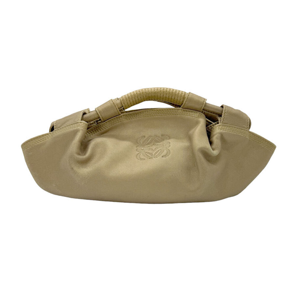 Loewe Nappa Aire Leather Crossbody Shoulder Bag Gold